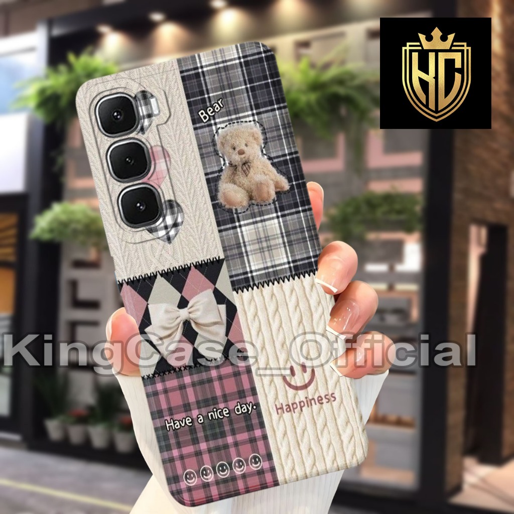 เคส Infinix Hot 60 Pro - เคสแฟชั่น Infinix Hot 60i Softcase Macaron ปกป้องกล้อง Kesing Hp Casing Hp 