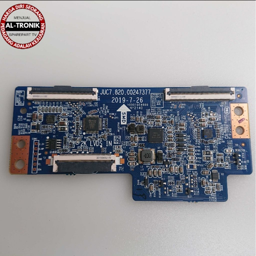 TICON BOARD TV LED REALME 43 INCH TIKON TCON REALME TV 43