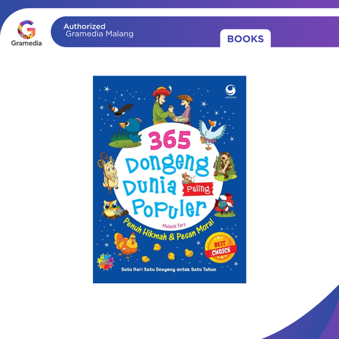 Gramedia Malang - 365 นิทานโลกยอดนิยม