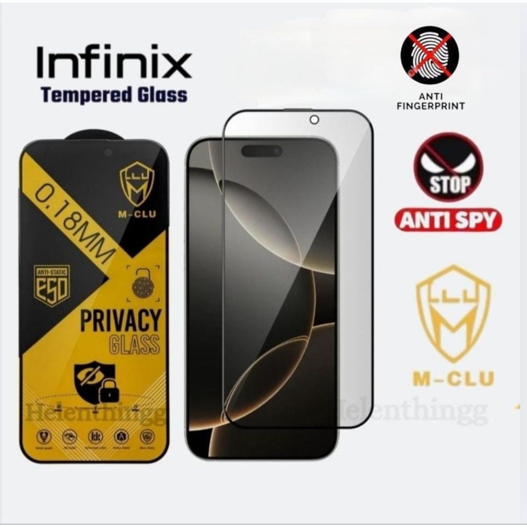 ไม่ใช่ลายนิ้วมือพรีเมี่ยมความเป็นส่วนตัว Infinix Hot 8 Lite Hot 9 Pro 9 Play Hot 10 Lite Hot 10s Hot