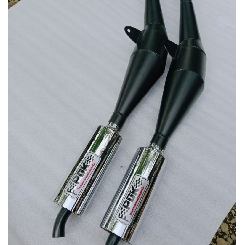 ท่อไอเสีย PDK Fizr Force1 Y100 Yamaha Alfa F1zr F1 มาตรฐาน ท่อไอเสียแข่ง