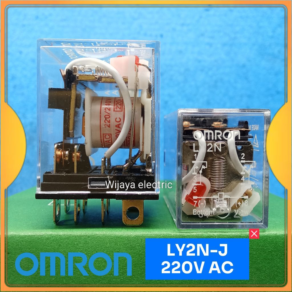 รีเลย์ ly2 ly2n ly2n-j 220v 8pin 10a ต้นฉบับ Omron