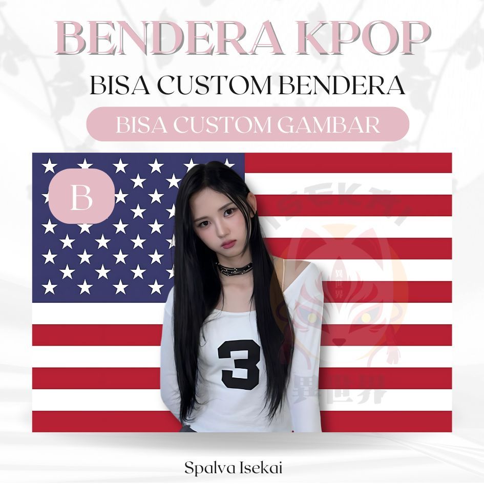 KPOP JIWOO TRIPLES AMERICA Flag / โปสเตอร์ KPOP / ธง Lee Jiwoo KPOP / พรม KPOP / พรมKpop
