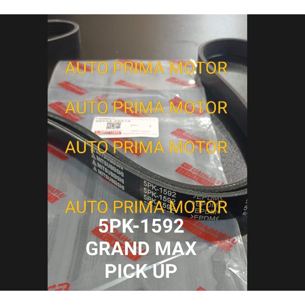 FAN VAN V BELT FAN BELTING 5PK1592 GRAN MAX GRANMAX PICK UP CARNIVAL DIESEL 5PK-1592