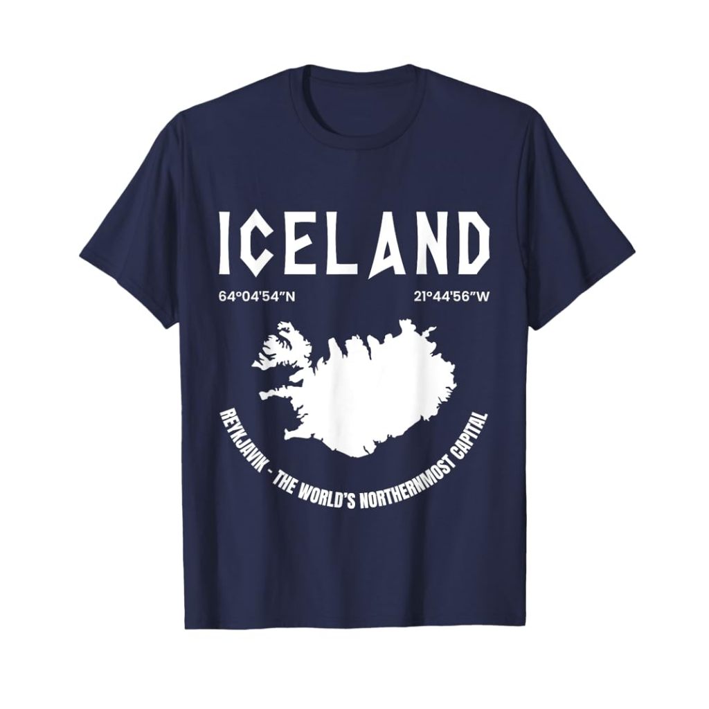Islandia Iceland Reykjavik เสื้อยืดของที่ระลึกหลายรุ่น - เสื้อยืด Islandia - เสื้อผ้า Islandia Icela