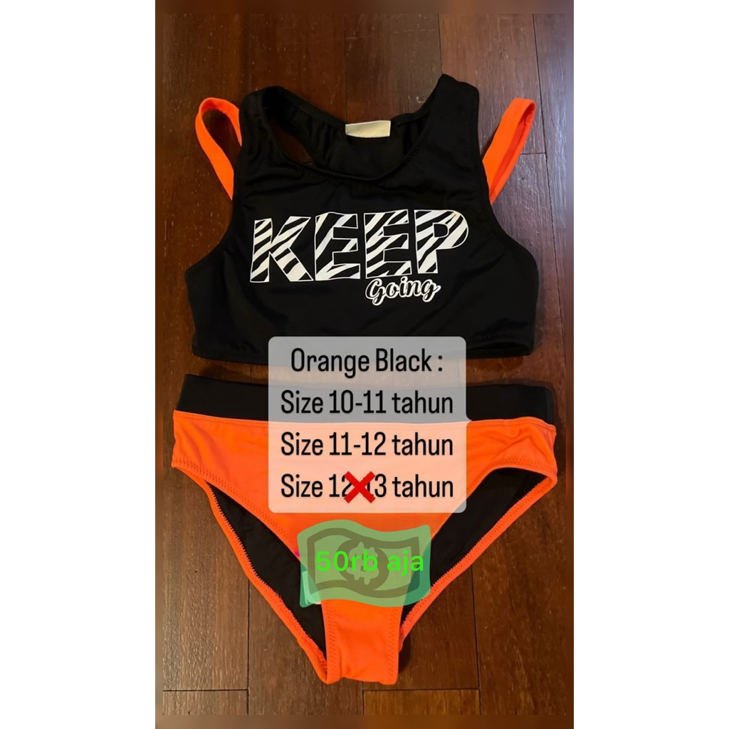 ชุดว่ายน้ําเด็กบิกินี่แบรนด์ LC Waikiki