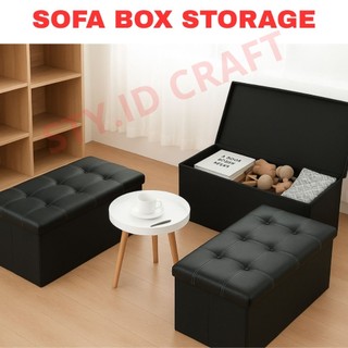 Sofa box storage Box Kotak Sofa Penyimpanan Kursi Penyimpanan Barang Bangku Serbaguna Kotak penyimpanan