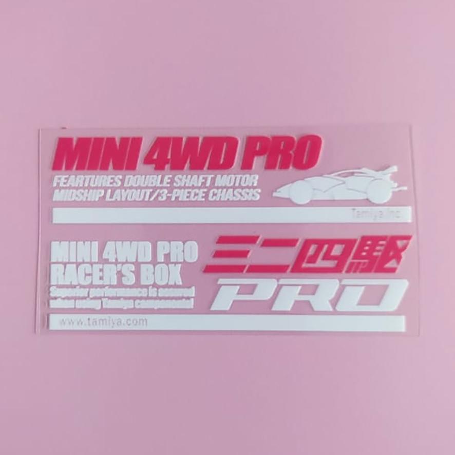 DFT UV Sticker - Pit Box - สีขาว - ขนาด 20x80 mm