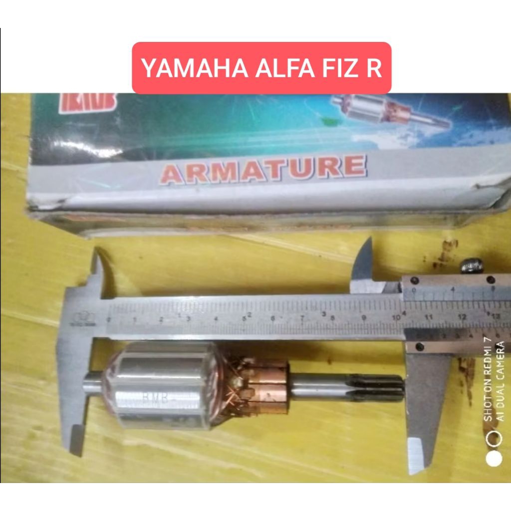 Yamaha ALFA Sigma FORCE one Fiz R FIZ ไดนาโม armature