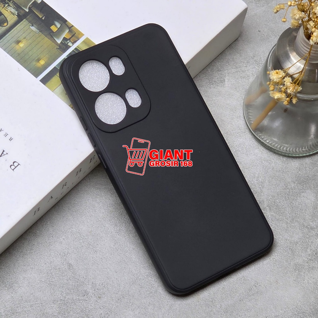 Oppo Reno 13 Oppo Reno 13F Oppo Reno 13 Pro Macaron Square Black Softcase Candy Macaron / Case Squar