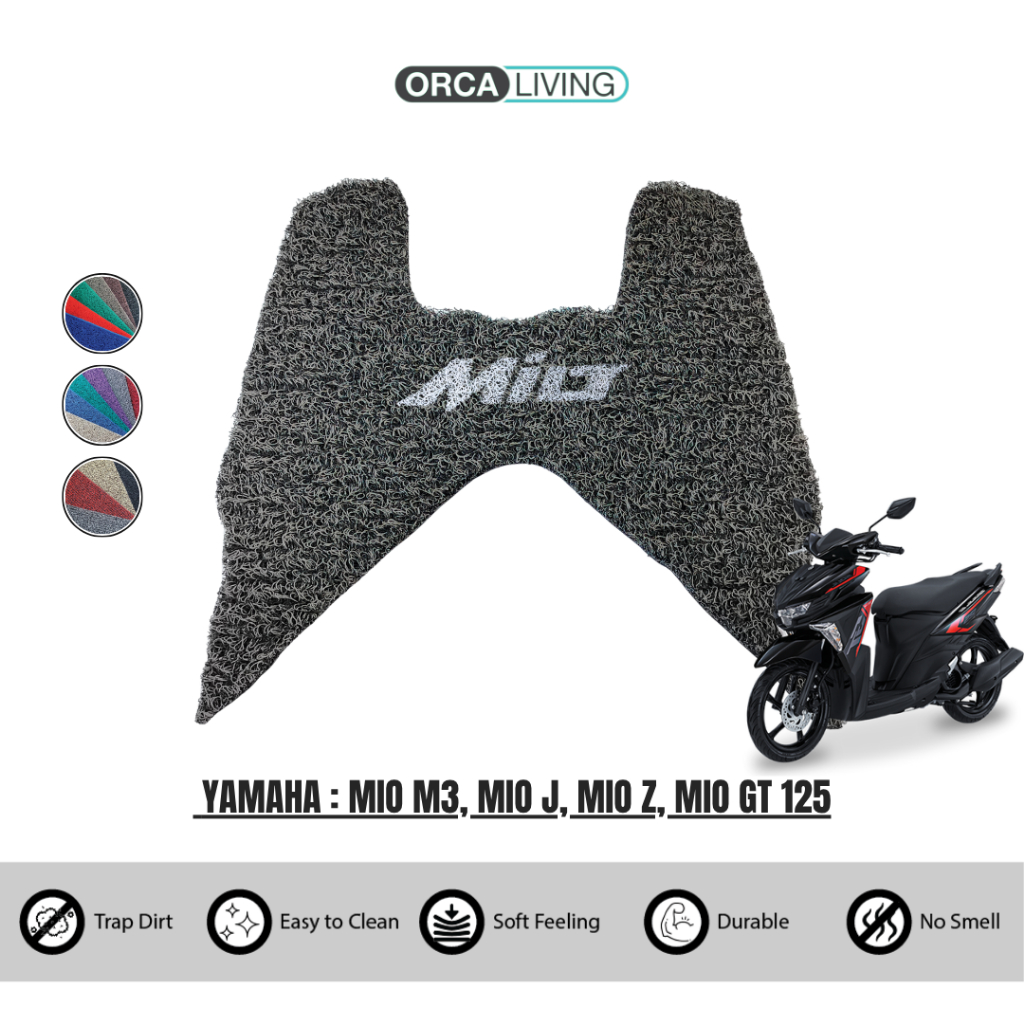 Yamaha MIO M3, MIO J, MIO Z, MIO GT 125 Motorcycle Noodle Carpet / Yamaha MIO M3, MIO J, MIO Z, MIO 