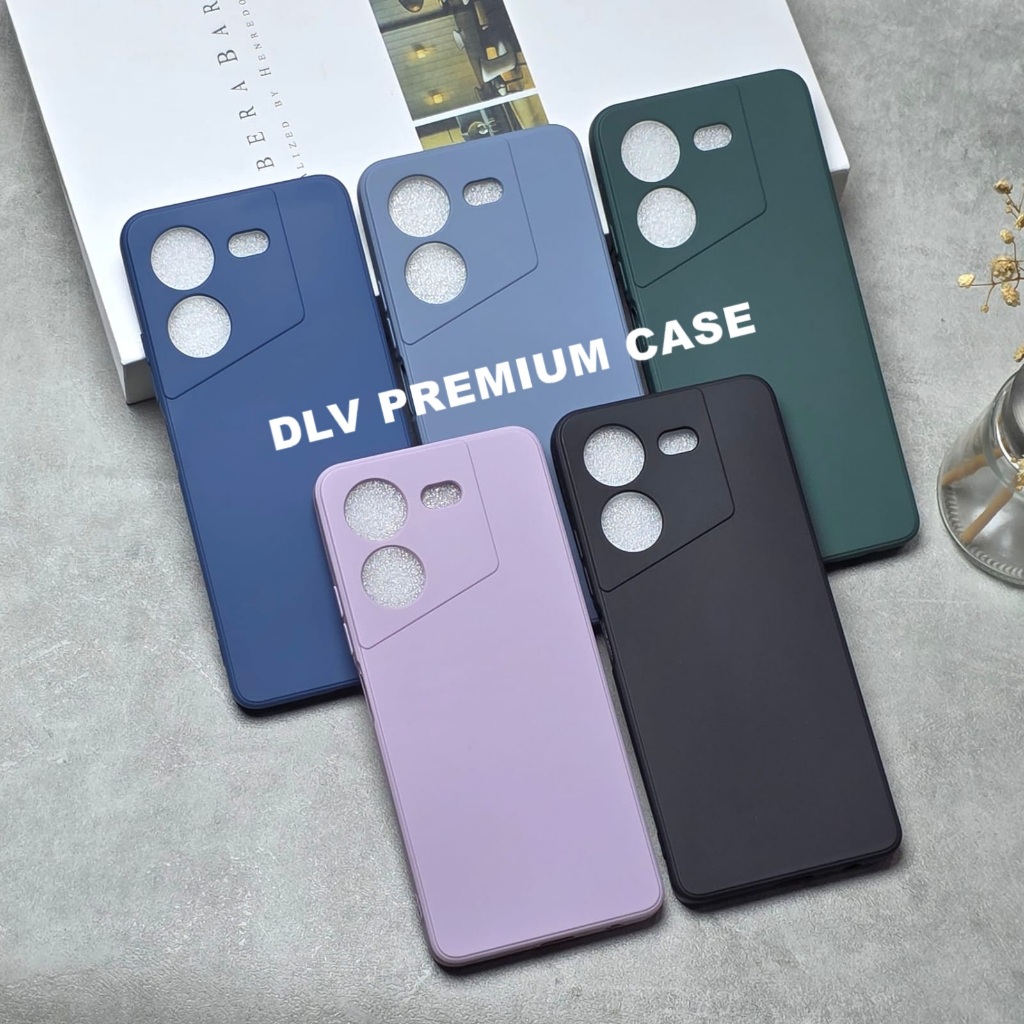 IQOO Z9X CASE MACAROON SQUARE EDGE SOFT CASE LIQUID EDGE IQOO Z9X