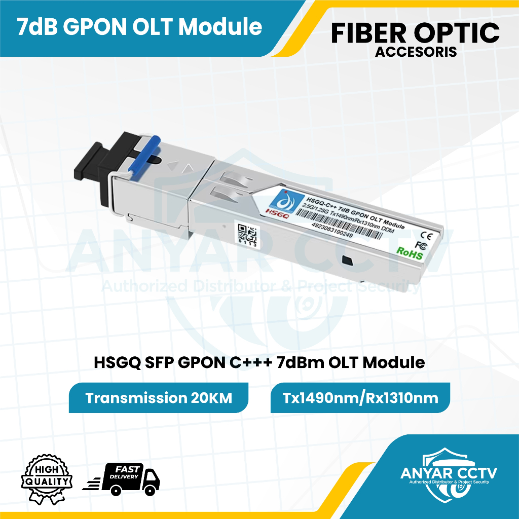 HSGQ SFP GPON C+++ 7dBm OLT โมดูล HSGQ OLT GPON SFP 7dBm