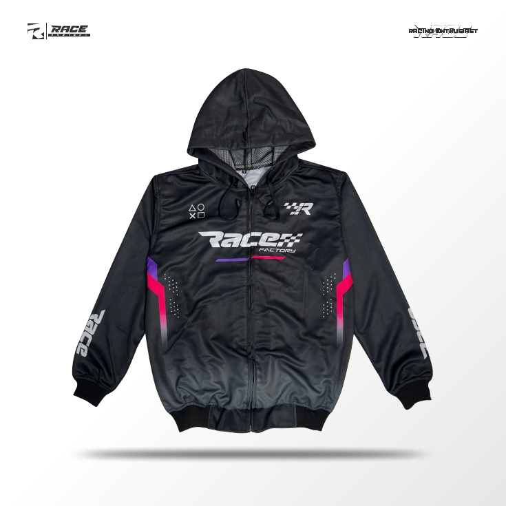 เสื้อแจ็คเก็ตโรงงานการแข่งขันไฟฟ้า Lotto