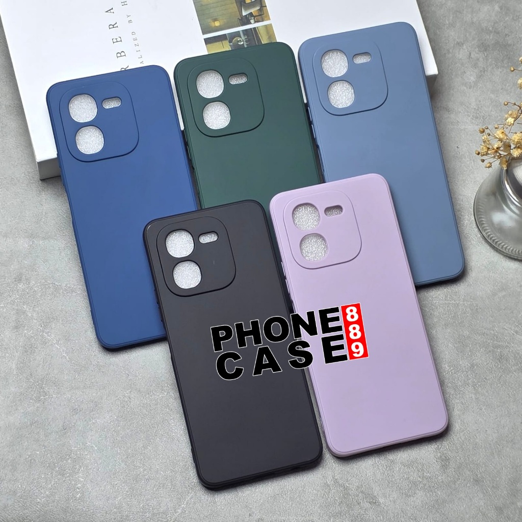 IQOO Z9X CASE MACAROON SQUARE LIQUID EDGE เคสอ่อน IQOO Z9X