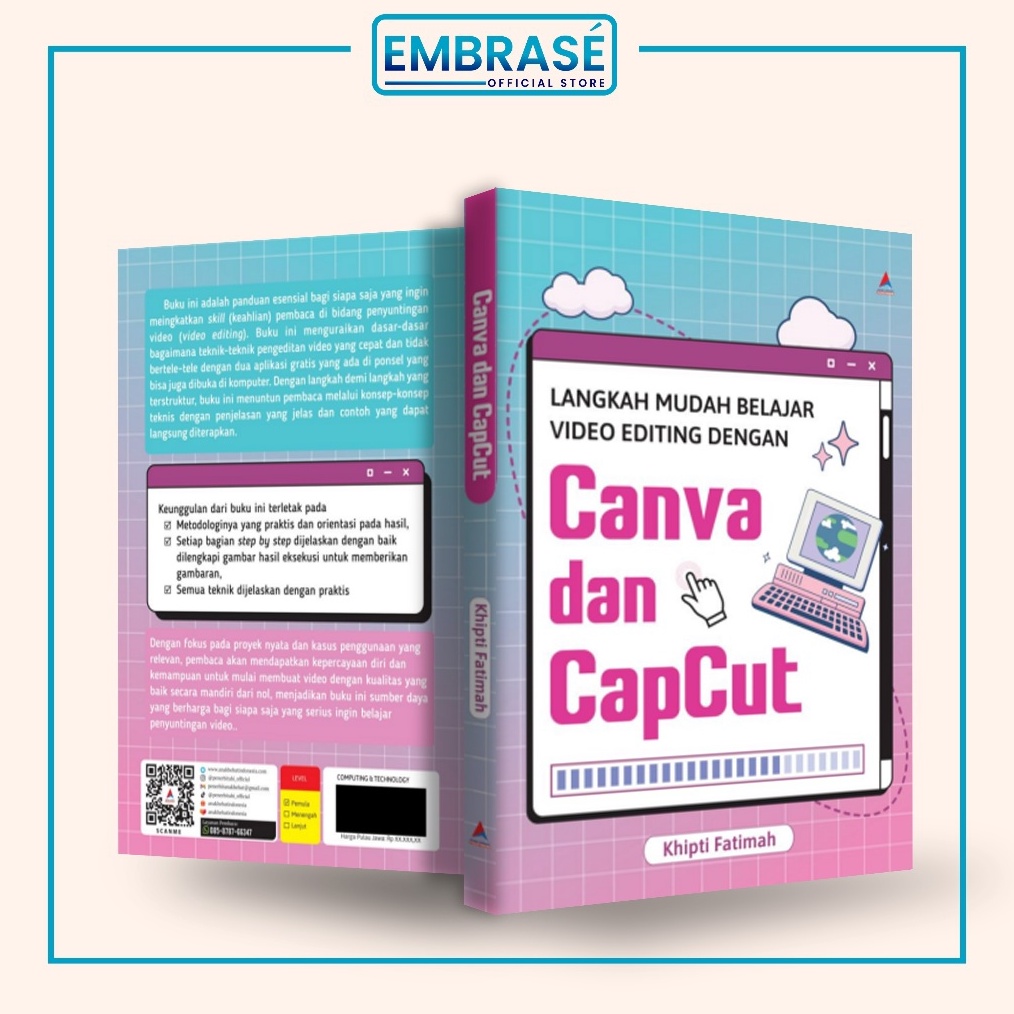 CODE D79C หนังสือแนะนําการแก้ไขวิดีโอการเรียนรู้ขั้นตอนง่ายด้วย canva และ capcut Embrase