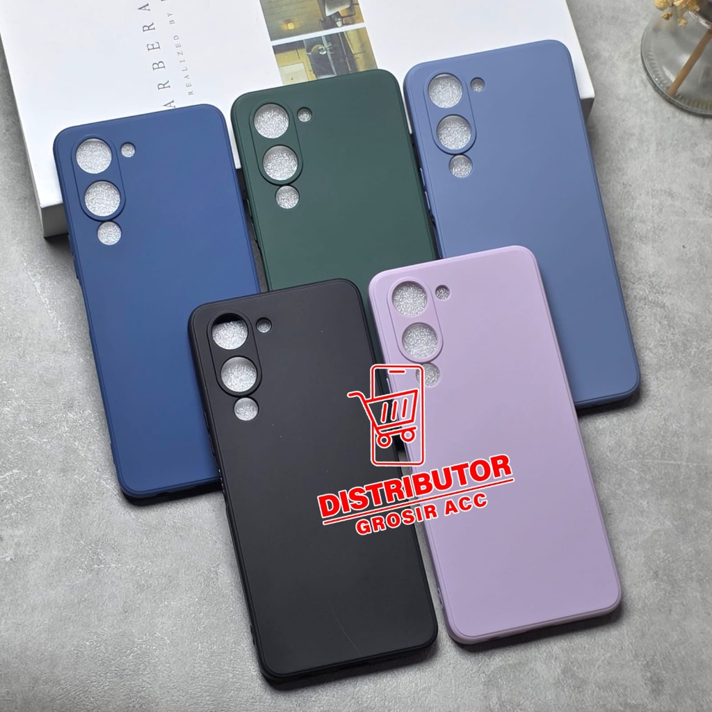 VIVO Y19S GT VIVO Y04S VIVO Y04 กรณี MACAROON SQUARE EDGE SOFT CASE LIQUID EDGE VIVO Y19S GT VIVO Y0