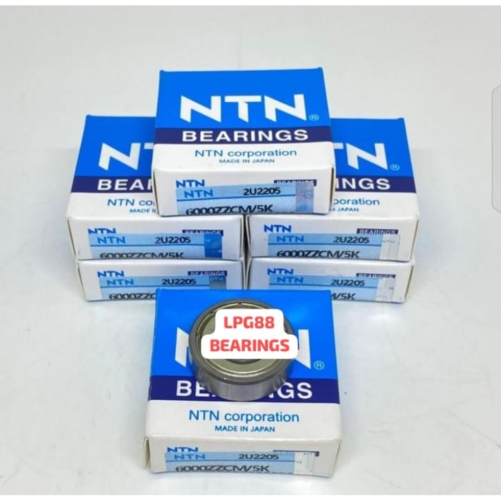 BEARING 6000 ZZ NTN ฝาครอบเหล็ก 6000ZZ