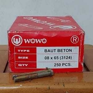 Dinabolt dinabol dynbolt 08x65 8 x 65 ปริมาณ 30 ชิ้น wwo คอนกรีต bettton สลักเกลียว dinabol 8x65 ปริ