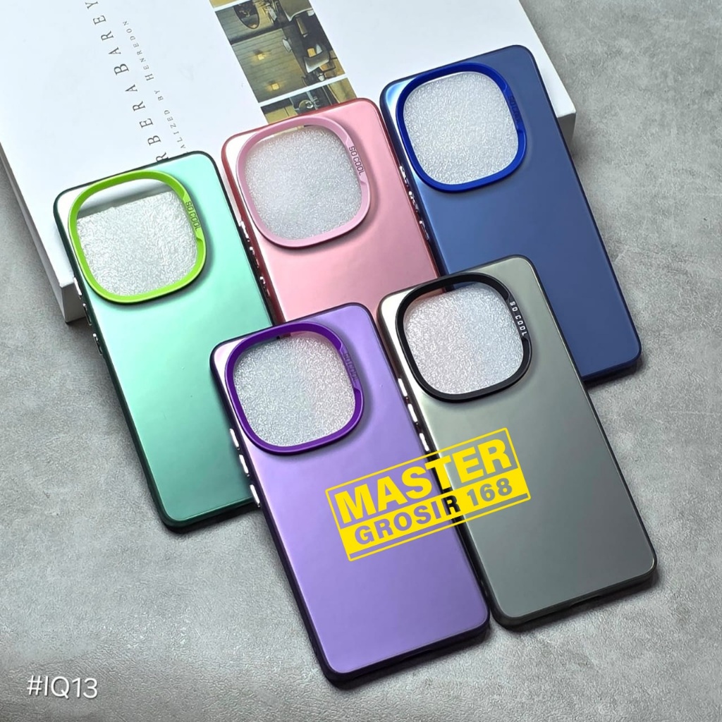 IQOO 13 5G SOCOOL CASE MACAROON CASE IMD HYBRID PLATE HOLOGRAM IQOO 13 5G