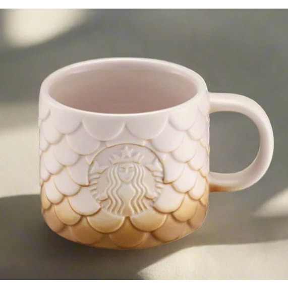 แก้วจิ๋ว Starbucks Mermaid Scale Siren Brown