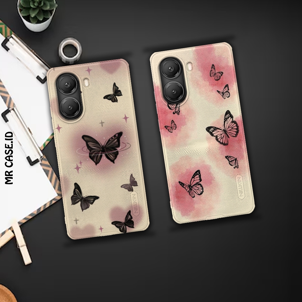 Black Pro Camera Softcase สําหรับ Type POCO X 7 PRO / POCO C71 ล่าสุด 2025 Silicon Camera MR-534