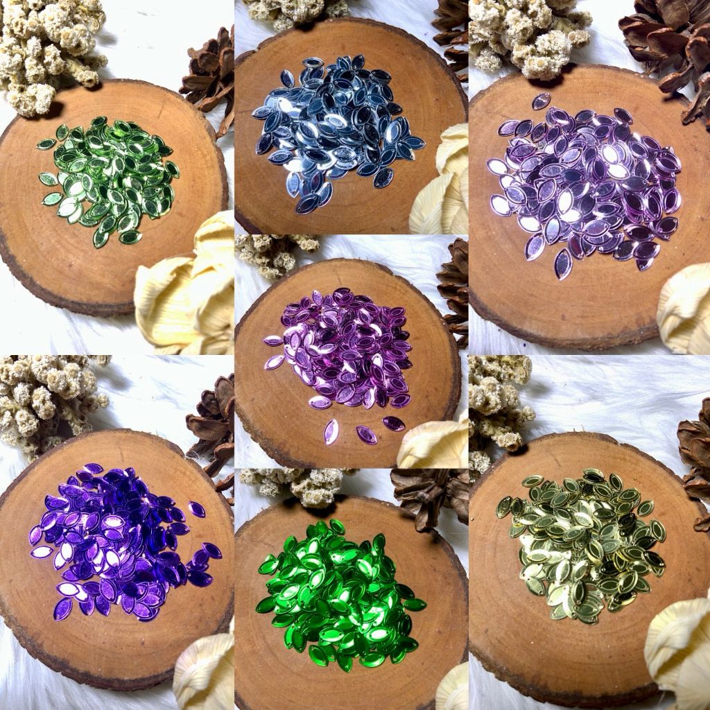 MINI LEAF PLATE SEQUINS @10GRAM (PD 82)