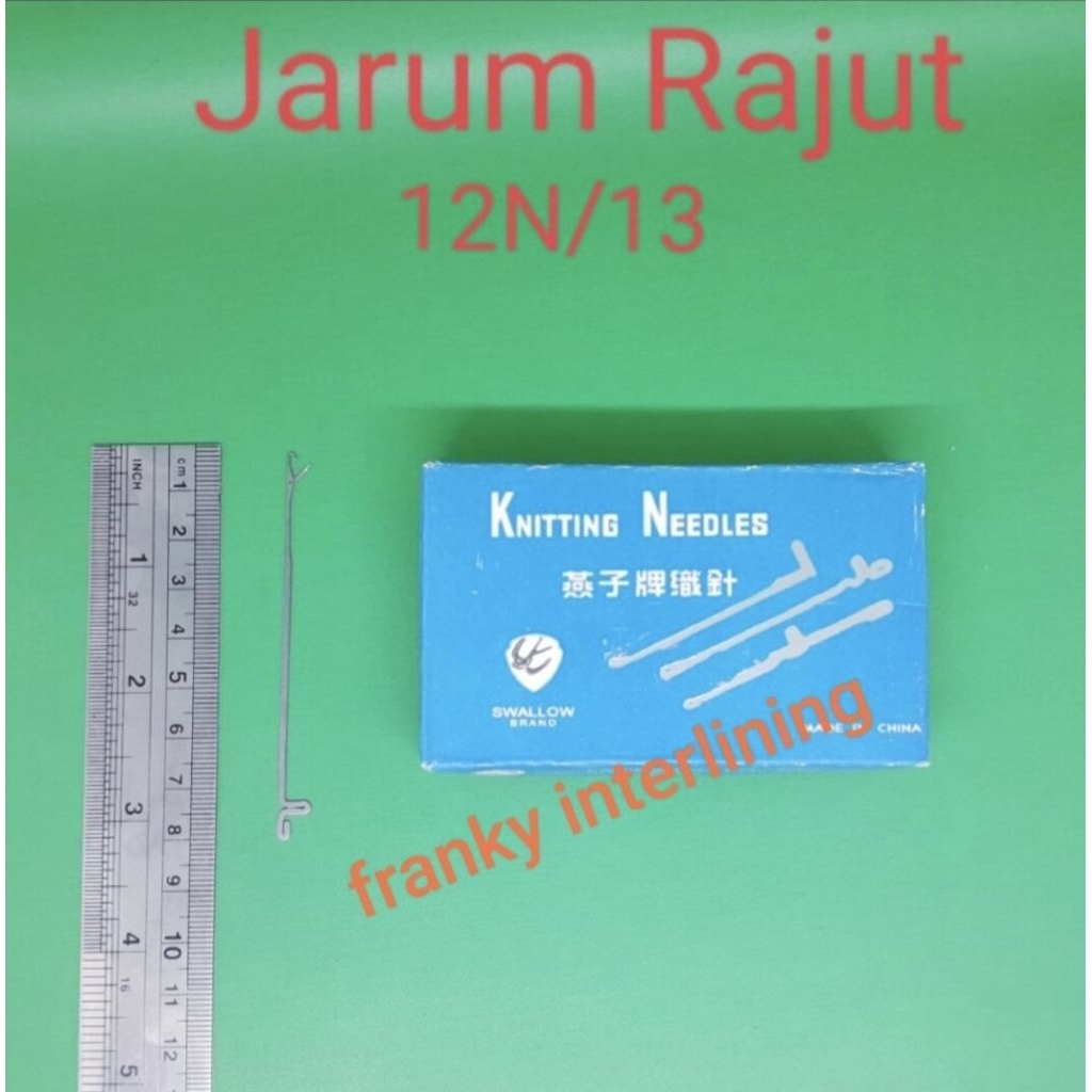 KNITTING NEEDLES KNITTING NEEDLES 12N/13 ราคาต่อพีซี (1 แท่ง)