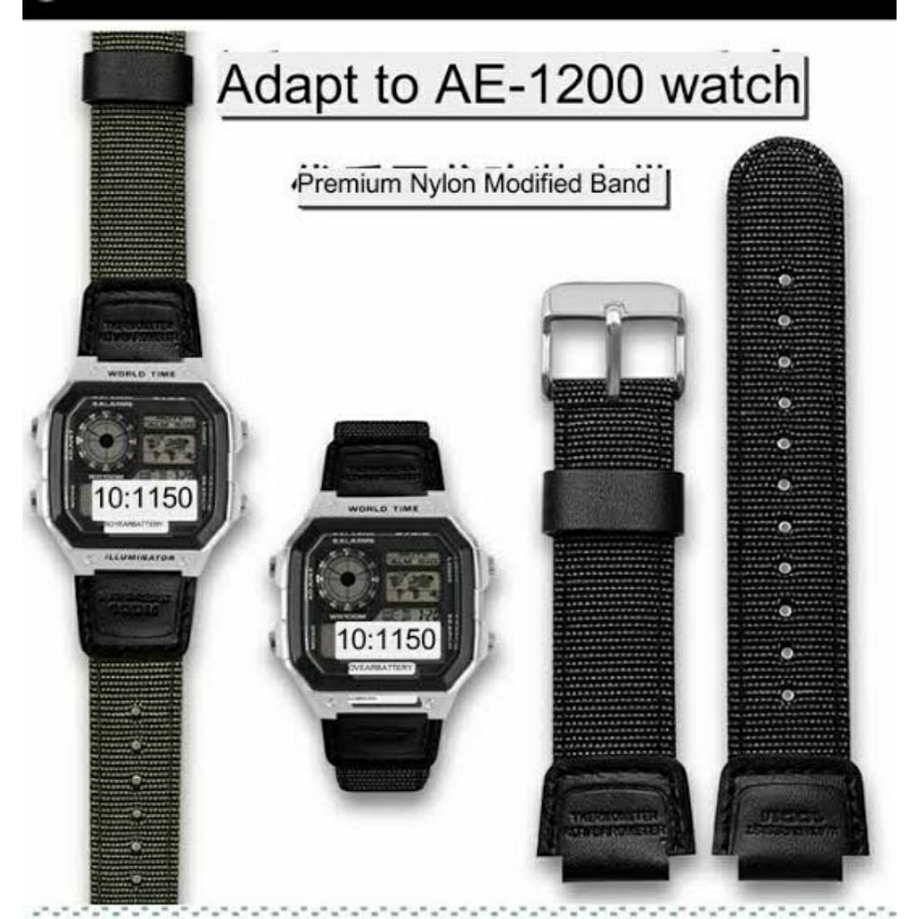 สายนาฬิกา Casio Ae-1200 AE-1200W AE-1300 AE-1300WH F-108 F-108WH
