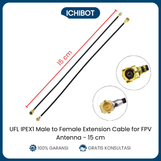 UFL IPEX1 สายสําหรับเสาอากาศ FPV - UFL IPX1 สายต่อสําหรับเสาอากาศ - UFL IPEX1 ชายกับหญิงสายต่อสําหรั