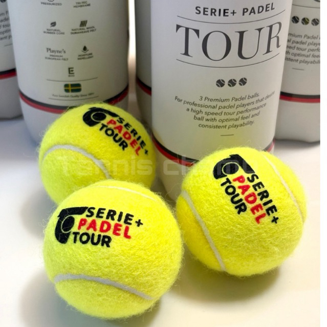 Padel Tretorn Serie+ Padel Tour/Padel Balls Treton เนื้อหา 3 ต้นฉบับ