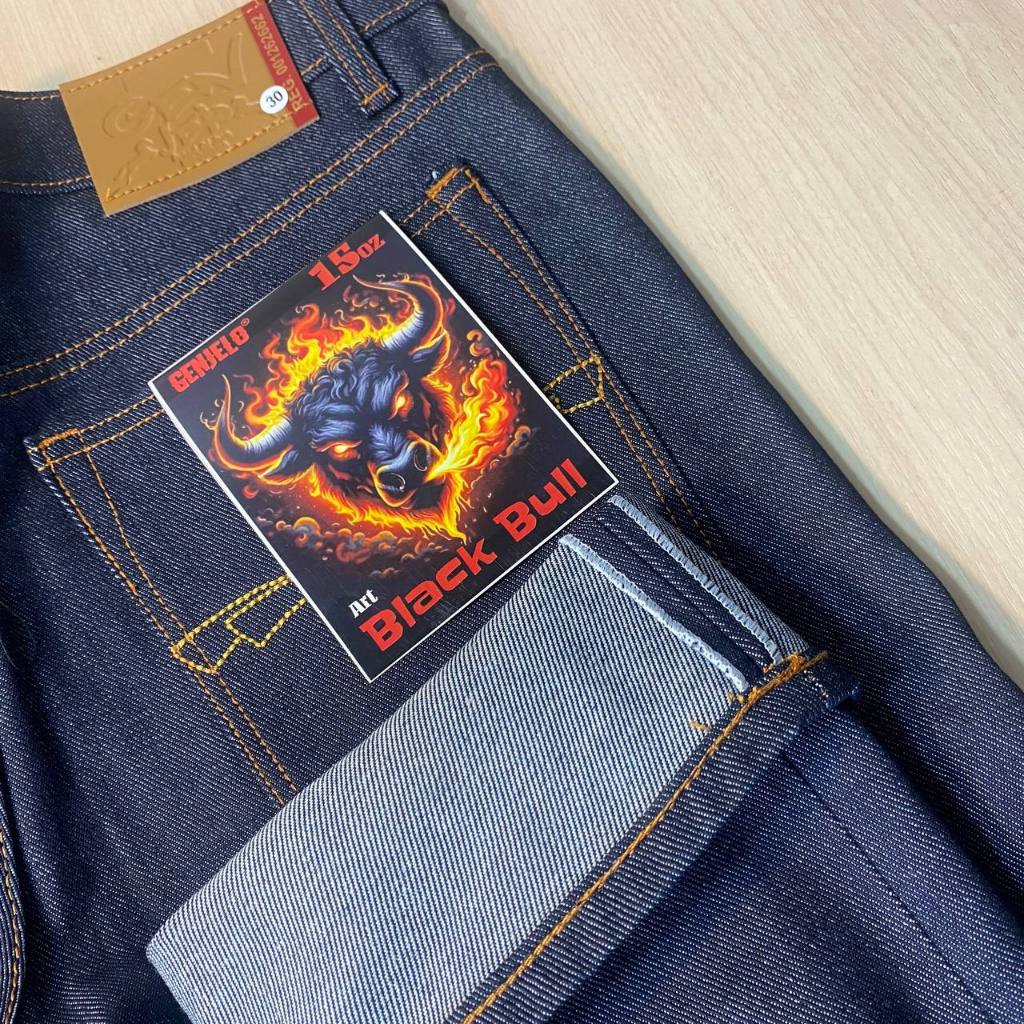 GENJELO RAW DENIM - กางเกงยีนส์ Raw Denim Selvedge 15 ออนซ์