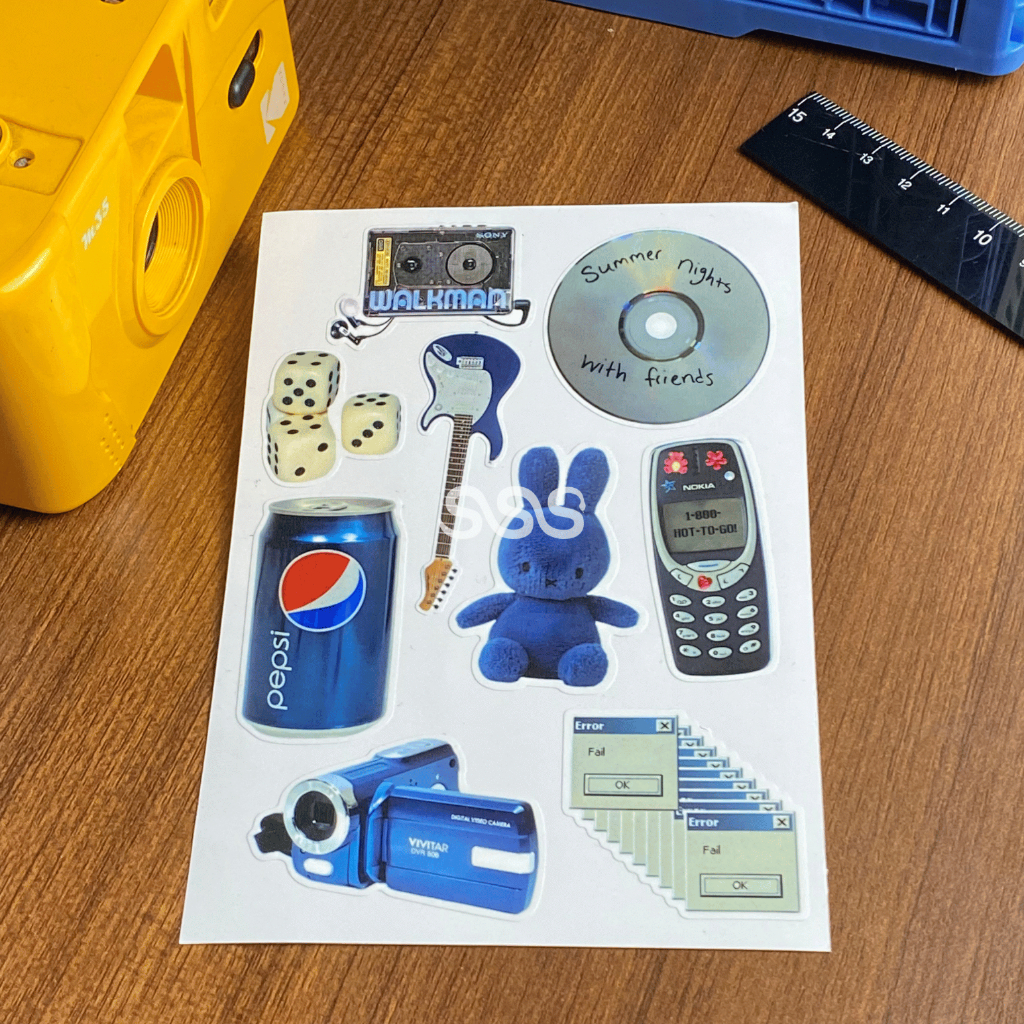 AESTTHETIC STICKER / Y2K สติ๊กเกอร์ / สติ๊กเกอร์แพ็ค