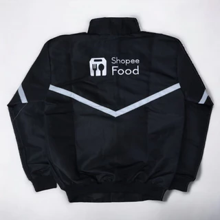 SHF เสื้อบอมเบอร์, เสื้อไดรเวอร์สําหรับบุรุษและสตรี, ขี่มอเตอร์ไซค์กันน้ํา, บอมเบอร์สีดํา, เสื้อแจ็คเก็ตกันลม