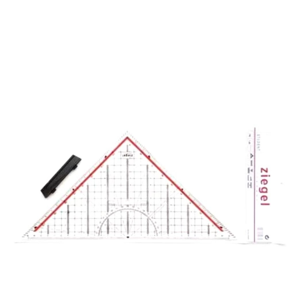 ZIEGEL TRIANGLE RULER พร้อมด้ามจับ