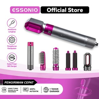 ESSONIO Hair Styler 5 In 1 High Speed Hair Dryer Profesional Hair Curler Multifungsi Catokan Rambut