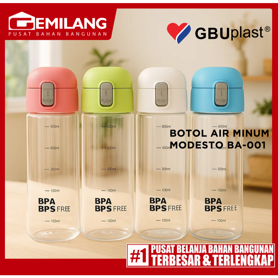 GBU โหมด BA-001 ขวดน้ําดื่ม 700 มล