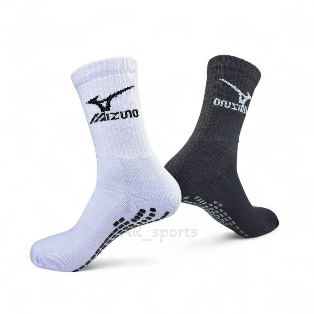 MIZUNO ถุงเท้ากันลื่น มิซูโน่ สีดําและสีขาว