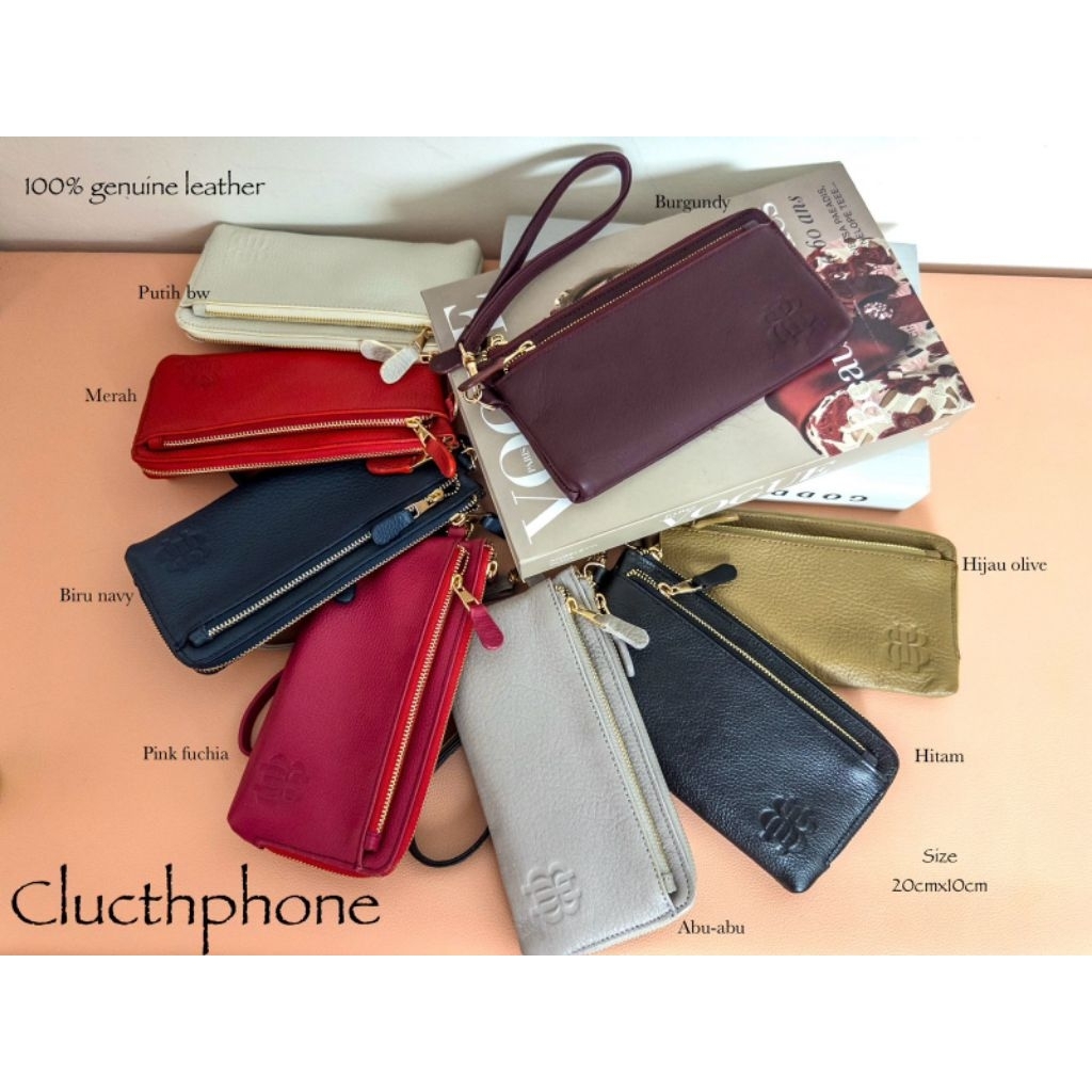 "CLUCTH PHONE" (หนังวัวแท้ By Broony)