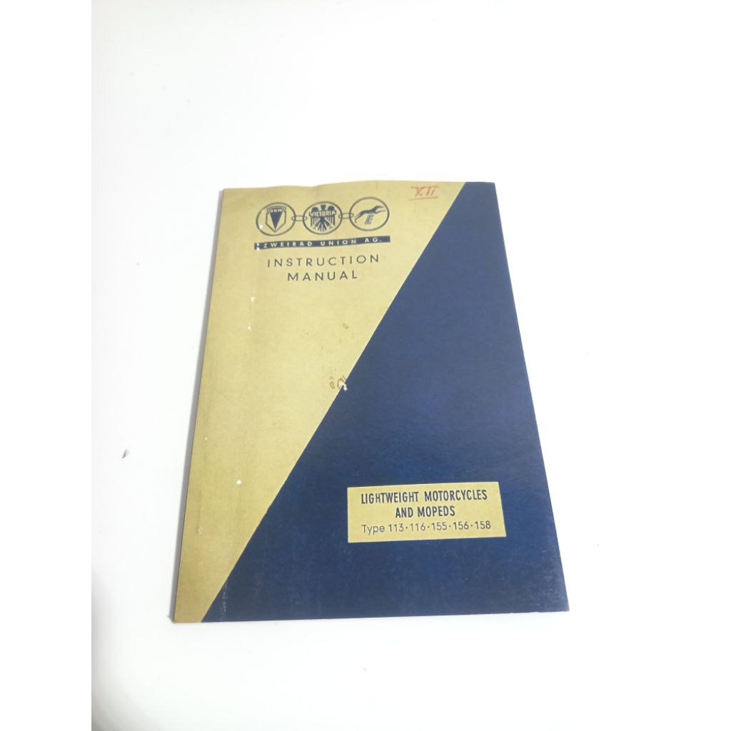 หนังสือคู่มือ moped dkw hummel dkw ts victoria