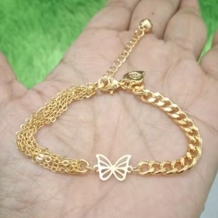 2 Model Chain Rope Bracelet Butterfly Variation J5 Semar Ismoyo