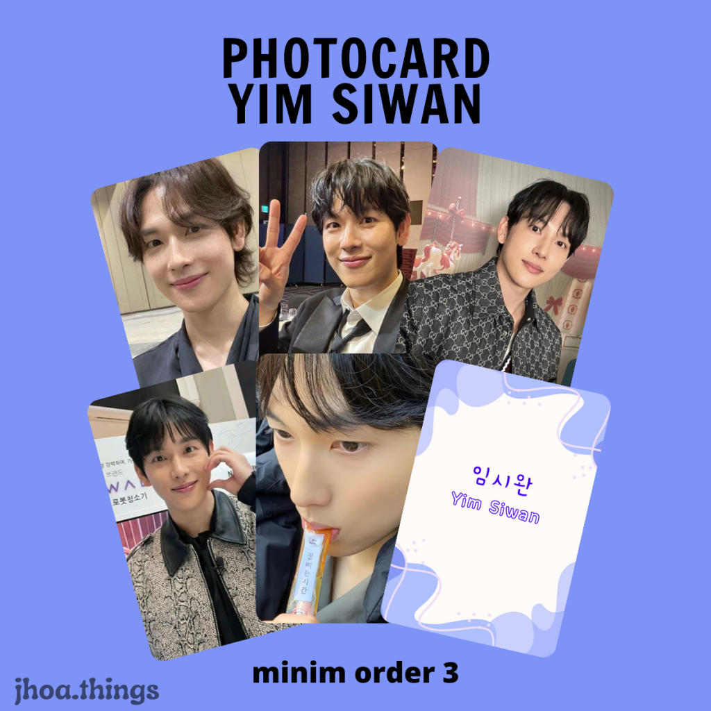 [UNOFFICIAL] PHOTOCARD YIM SIWAN IM SI WAN ACTOR KOREA SQUID GAME BOYHOOD SUMMER STRIKE KEYCHAIN BAG