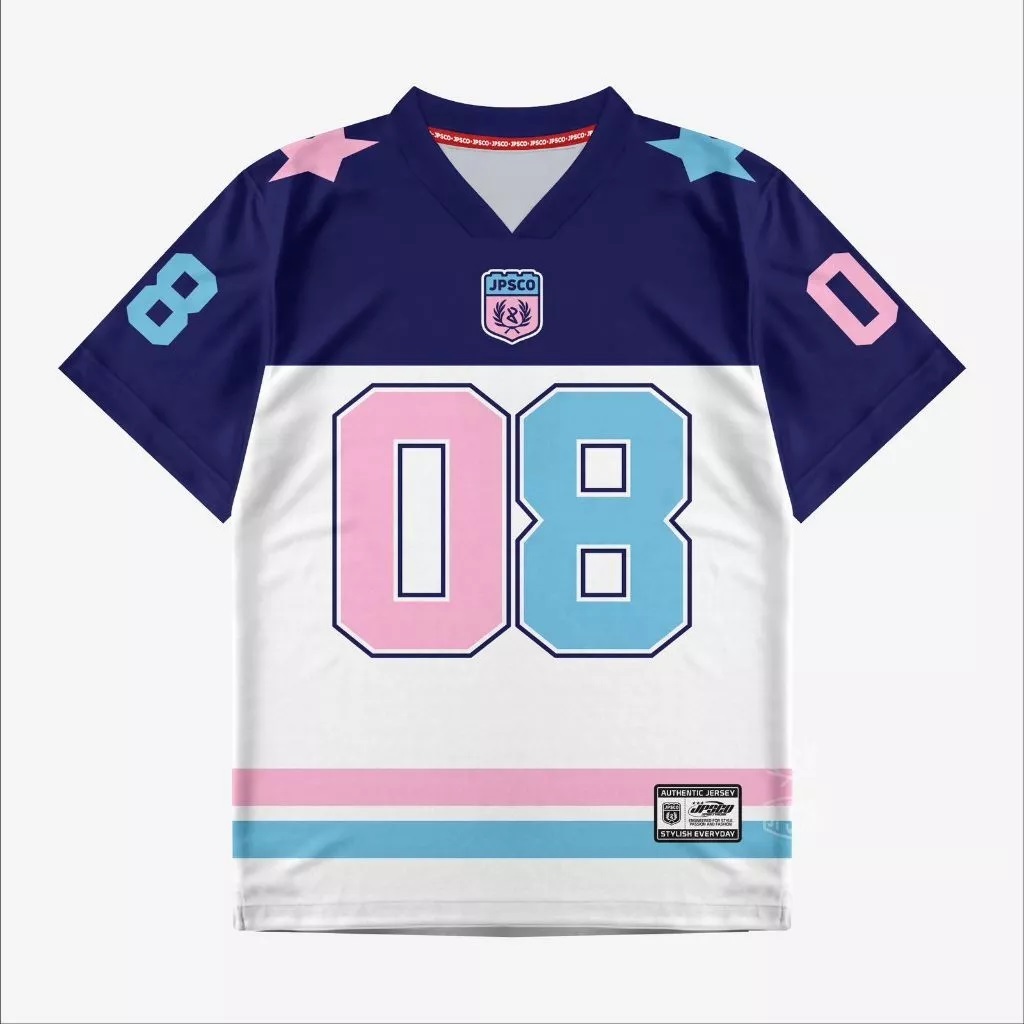 JPSCO ADULT JERSEY SERIES NUMBER 08 / VINTAGE RETRO JERSEY / RUGBY JERSEY / HCK JERSEY / NFL JERSEY