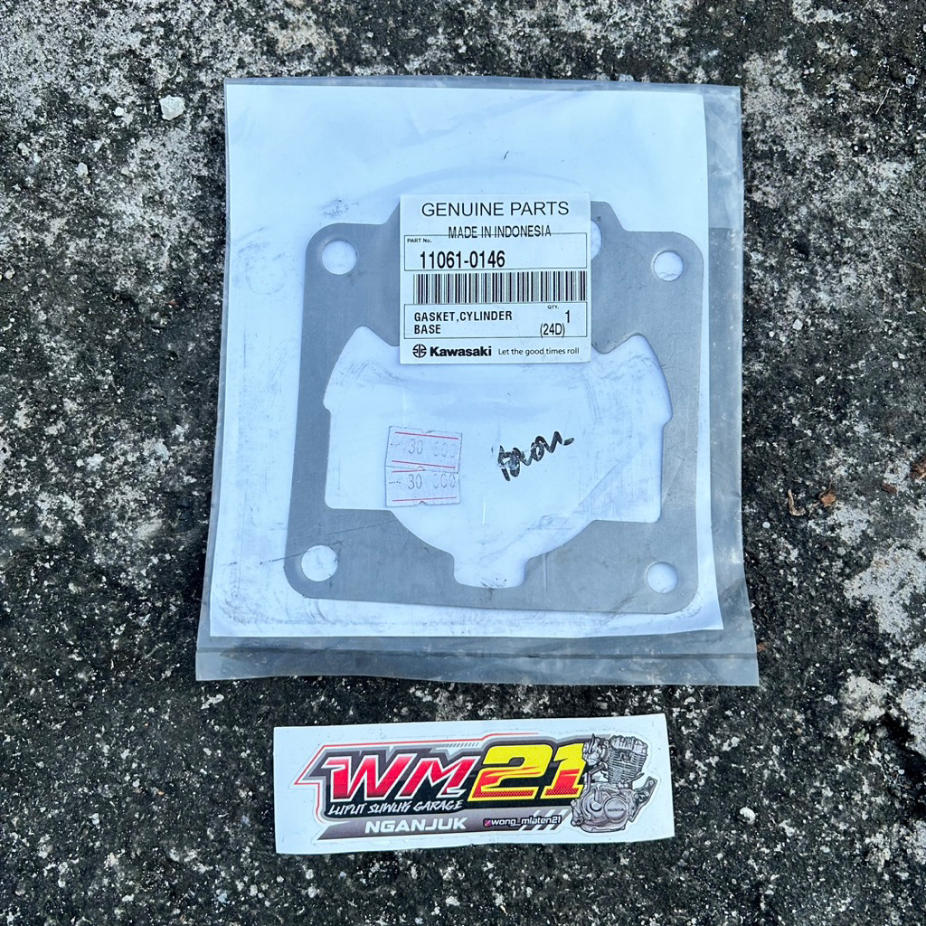 11061-0146 ORIGINAL KAWASAKI WM21 BOTTOM BLOCK PAKING BLOCK PACK