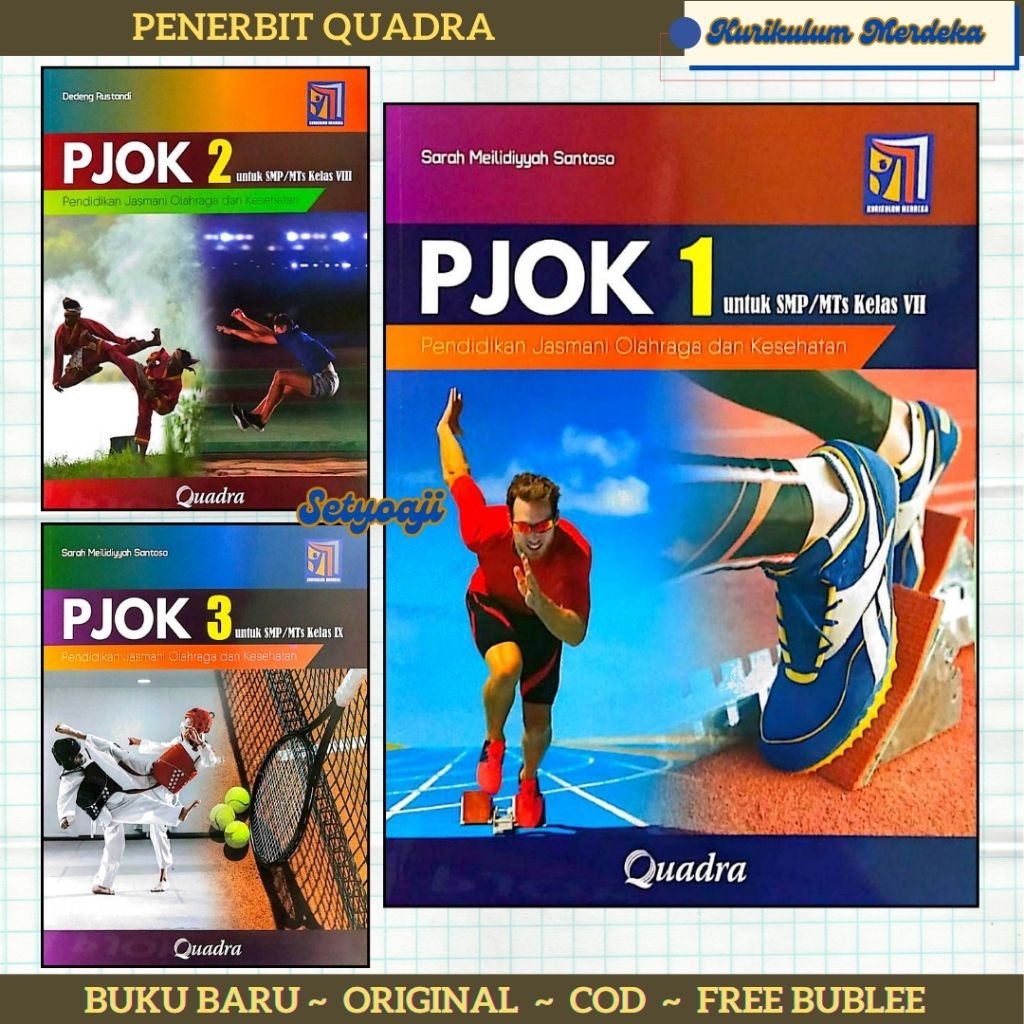 Quadra PJOK SMP/MTs Class 7 8 9 หลักสูตรอิสระ