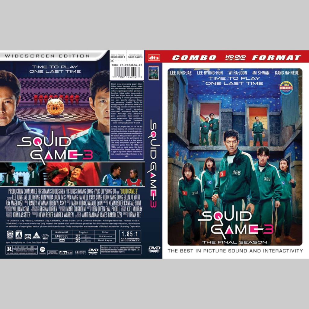 SQUID GAME 3 Drakor Series Cassette (2025)