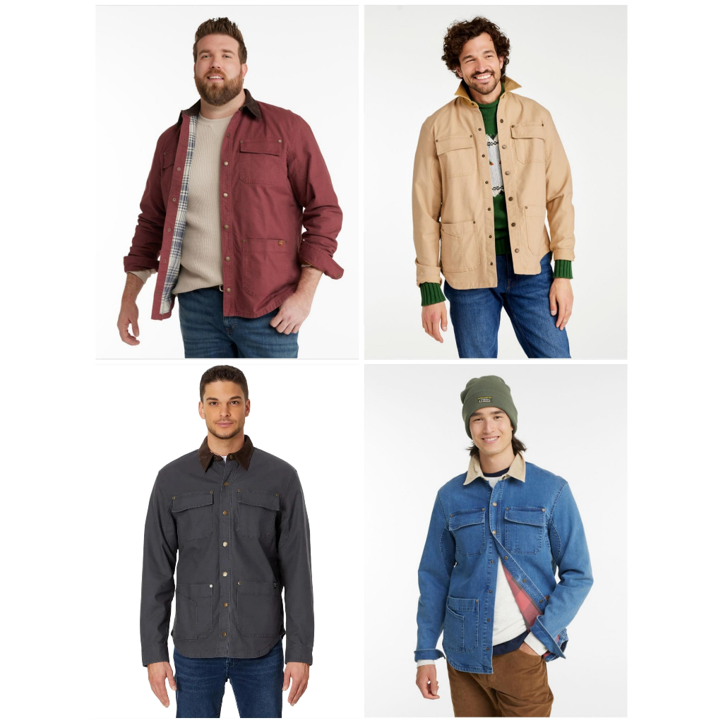 Jacket LLbean เสื้อแจ็คเก็ตผ้าใบผู้ชาย Signature Lined