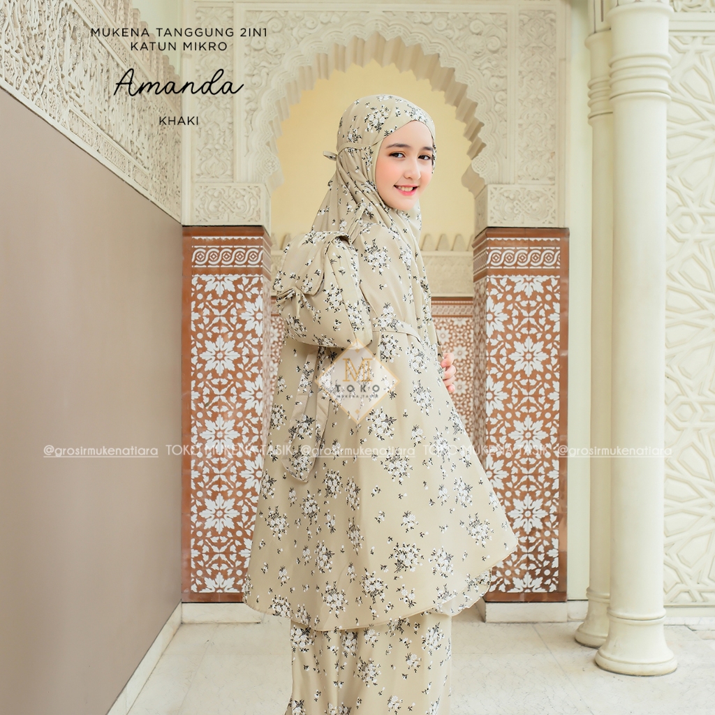 KATUN TASIK PRAYER SHOP - 2-IN-1 CHILDRENS PRAYER CLOTHES, AMANDA MICRO COTTON BACKPACK