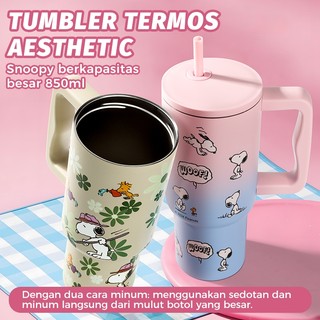 [COD]Snoopy 304 Kuromi 316 stainless botol minum | tumbler Cangkir mobilportabel luar ruangan berkapasitas besar  Botol Minum Hot & Cold Vacuum Flask BPA-Free