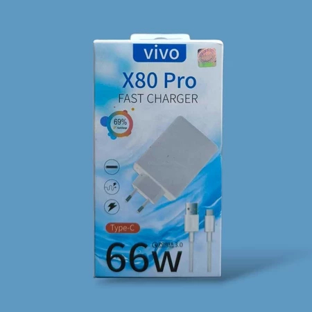 [ Smart ] VIVO X80 PRO FAST CHARGING 66W TYPE-C CHARGER GOOD MATERIAL